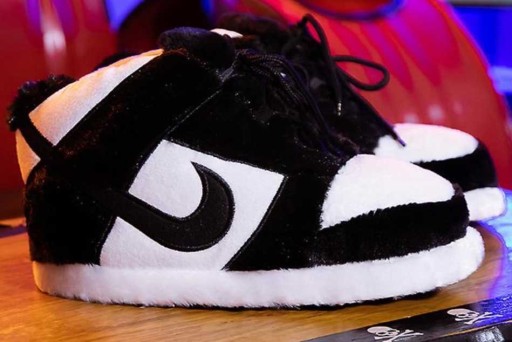 Plyšové bavlnené papuče nike panda jordan darček streetwear 36-45