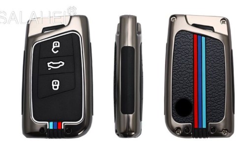 Чехол для ключа автомобиля для VW Fluorescent Grey