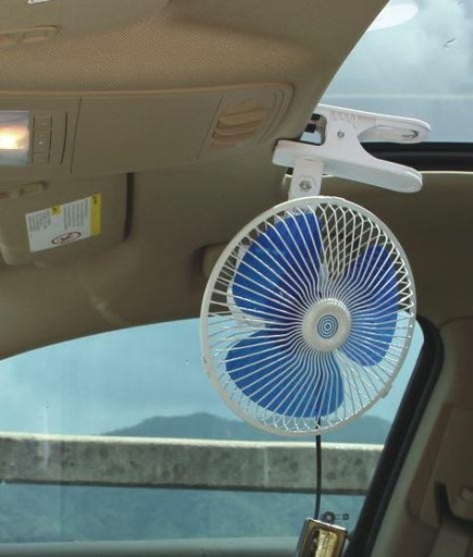 Автомобільний вентилятор Вітряк для авто 12В великий