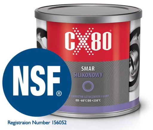 CX80 020-силиконовая смазка бесцветная 500 г
