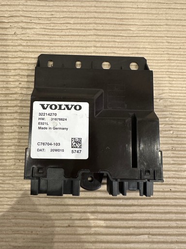 Модуль контроллера заслонки volvo xc60 ii xc90 ii v60 v90 s90 xc40 32214270