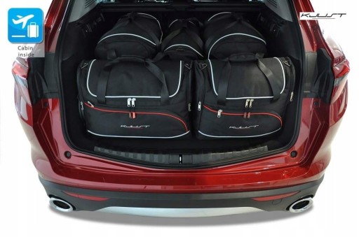 ALFA ROMEO STELVIO 2017 + СУМКИ ДЛЯ БАГАЖНИКА 5 ШТ.