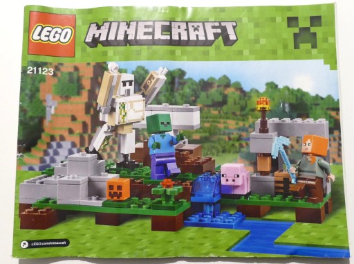 LEGO INSTRUKCJA MINECRAFT 21123 ŻELAZNY GOLEM