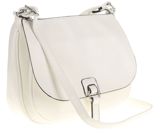 FILAROW Elegantná dámska kabelka biela poštárka YD9248 White