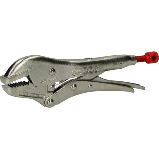 KS Tools Прямые клещи с фиксатором 28,5 мм, L=175 мм