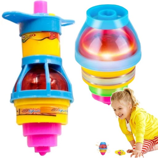 Міні дзига підсвічується Jokomisiada, різнокольоровий