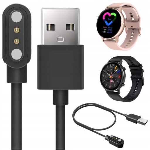 TÖLTŐ USB KÁBEL OKOSÓRA KW10 KW20 DT88 AW88 PRO DT96 NRBE37 K37