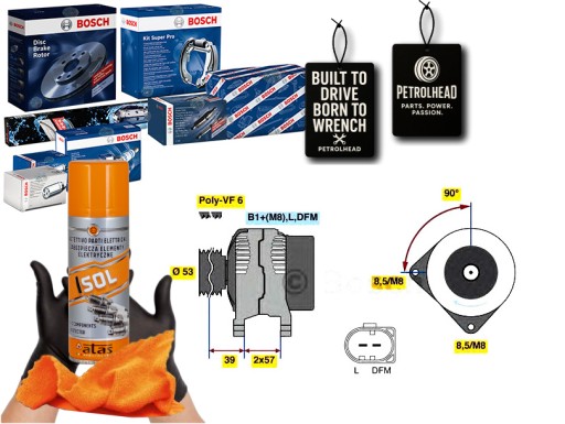 BOS0 986 - Генератор bosch #petrolhead pro+ kit4