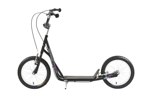 Самокат Worker City, чорний, 2 колеса