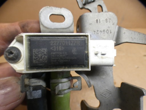Halter des Sensors Gase, Sensor Gase Mercedes B klasa W247 M 1.5cdi