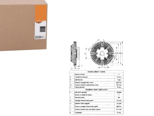NRF49546(HQ) - ВІСКОЗНА МУФТА MITSUBISHI L-200 2,5 DID 07-NRF