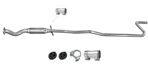 08.398 - ВИХЛОПНА ТРУБА FORD KA