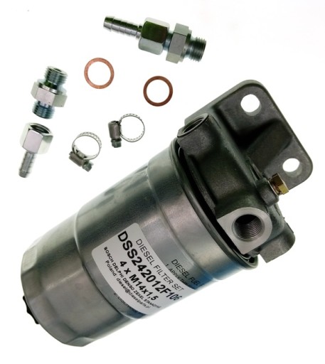 242012.496/K08 - База 4xm14 впускні фільтри DELPHI для шланга 7,5-8,5