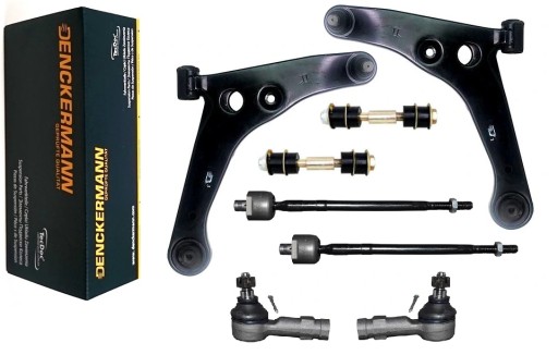 ALL2014A - Поперечные рычаги, тяги, наконечники тяг, mitsubishi lancer vii cs 2003 - передний комплект