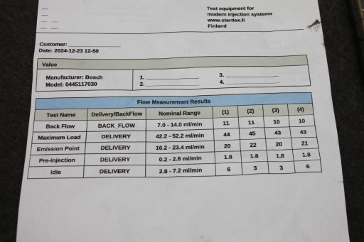 BMW F30 F10 F15 N57D30B 3.5D 313KM UKLAD PALIWOWY Einspritzdüse Pumpe WYDRUK