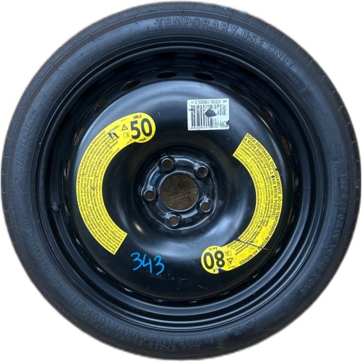 Galet tendeur courroie Roue de secours Audi A4 B9 A5 8W 5x112 125/70/R19 ET22