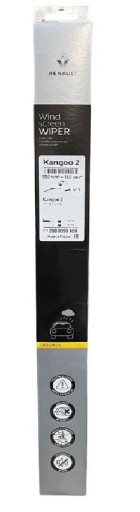 288909916R - ЩІТКИ СКЛООЧИСНИКА RENAULT KANGOO II ОРИГІНАЛ