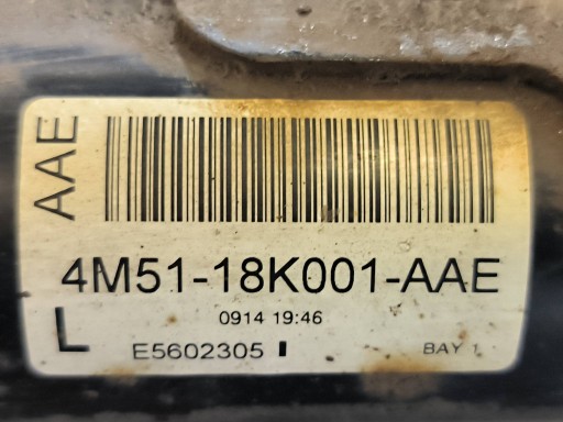 shock absorber left front 4M51-18K001-AAE FORD FOCUS MK2 LIFT