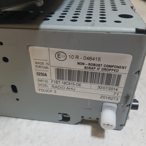 RADIO FABRYCZNE CD FORD FOCUS MK3 BM5118K811BA EM5T-18B955-BA F1BT18C815-GE