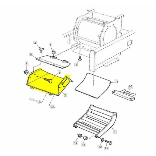 ВЕНТИЛЯТОР JOHN DEERE AZ47885