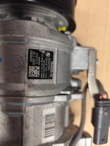BMW X3 G01 compressor compressor; of the air conditioning
