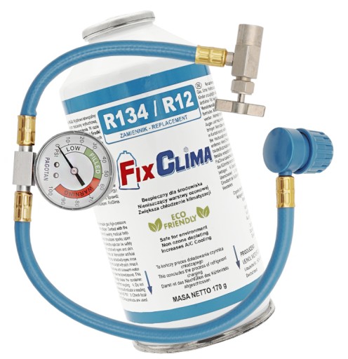 КОМПЛЕКТ ДЛЯ ЗАПРАВКИ КОНДИЦІОНЕРА ДЛЯ АВТОМОБІЛІВ НА R134A