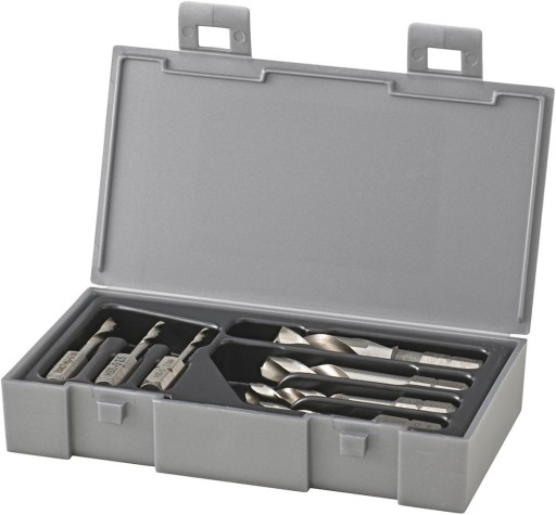 Набор спиральных сверл HSS, 2-8 мм, 7 предм.