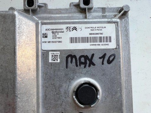 OPEL CORSA HM05 1.2 A3C0994990001 9846386780 9815037580 computer ECU