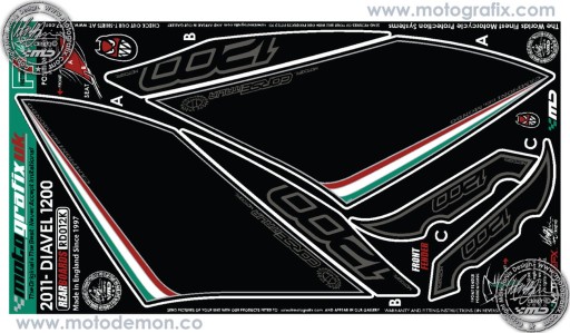 ЗАДНИЙ ШПОН DUCATI DIAVEL 1200 2011