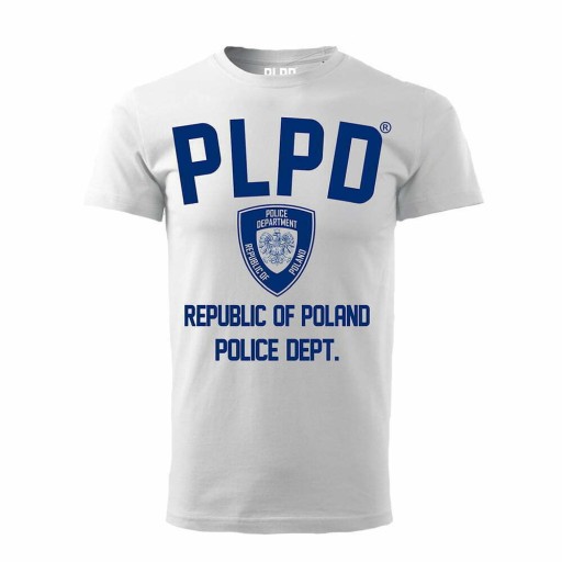 PLPD - Класична біла футболка - M