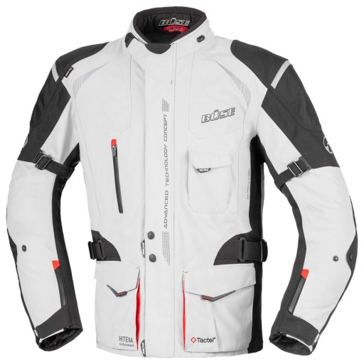 Куртка BUSE Grado светло-серый черный 56