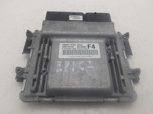 CHEVROLET EPICA 06-12 2.0 24V computer control unit of the engine 96418364 5WY1B14H