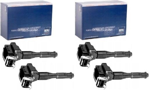 4 катушки зажигания beru для bmw e36 e38 e39 e46 e53 zs302