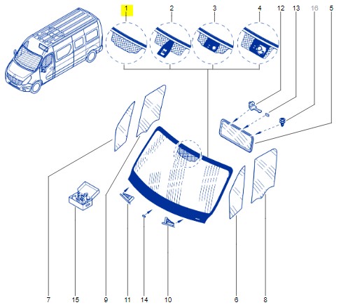 727128682R - ЛОБОВЕ СКЛО RENAULT MASTER III LIFT 19-