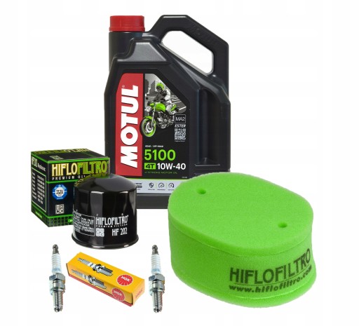 Масло Motul KAWASAKI VN 750 Vulcan Filter Spark plugs