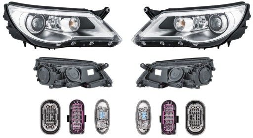 SS9585091H 9585101H - ФАРА VW TIGUAN 07-11 КСЕНОНОВАЯ HELLA L+P