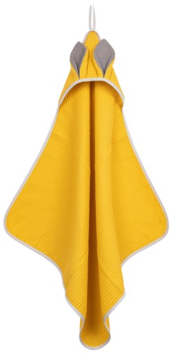 Покривало з капюшоном Інфантіло 80 х 80 см жовте