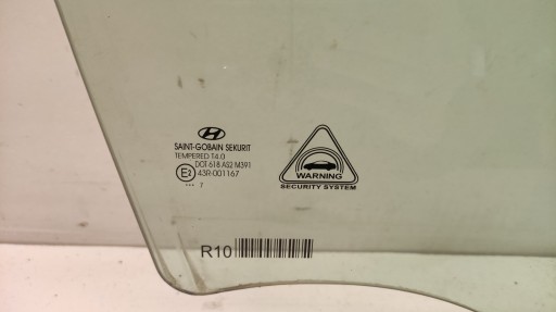 HYUNDAI I30 III HB window door right right front front 17 ROK