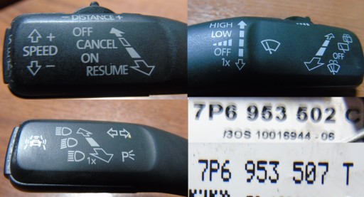 DEVIO LUCI DEVIO ANELLO airbag VOLANTE modulo volante VW TOUAREG 7P6 1 9