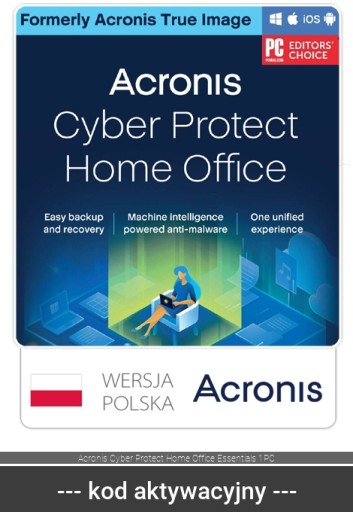 Acronis Cyber Protect Home Office Essentials 1PC