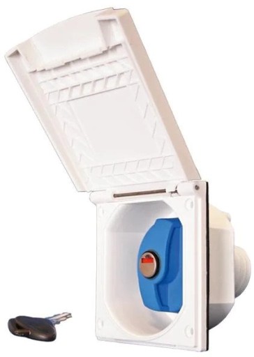 ЗОВНІШНЯ РОЗЕТКА ДЛЯ ВОДИ З ПРОБКОЮ + 2 КЛЮЧА