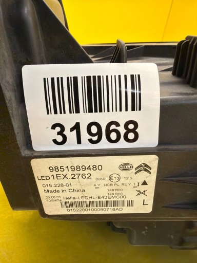 light left front Citroen C5X C5 X Full Led 21- 9851989480