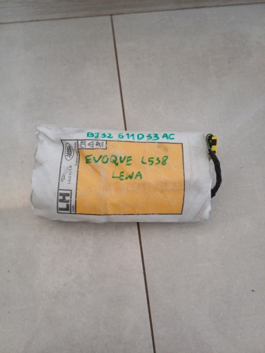seat airbag left LAND ROVER EVOQUE L538 BJ32611D33AC