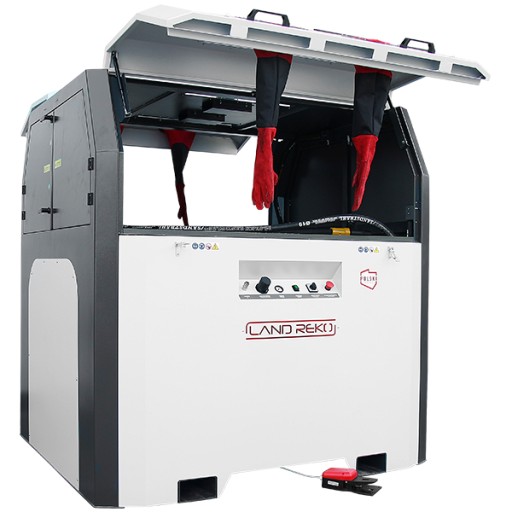 ПОЛЬСЬКА ШЛІФУВАЛЬНА МАШИНА В КАБІНІ ТИСКУ З 2 ОПЕРАТОРАМИ