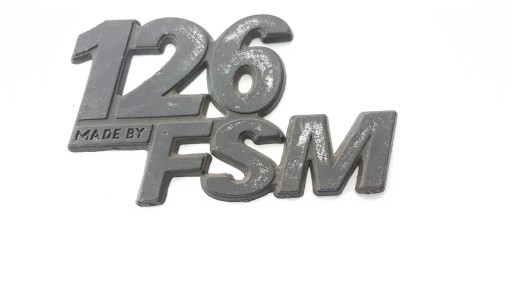 ЛОГОТИП ЕМБЛЕМА ОРИГІНАЛ FIAT 126 MADE BY FSM