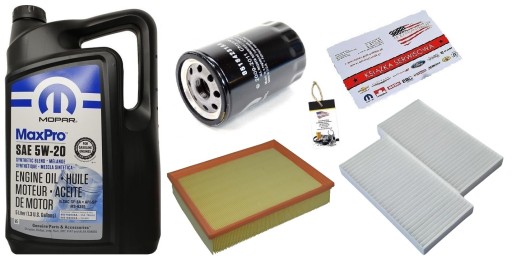 MOPAR 5W20 + ФІЛЬТРИ JEEP LIBERTY 3,7 09-12