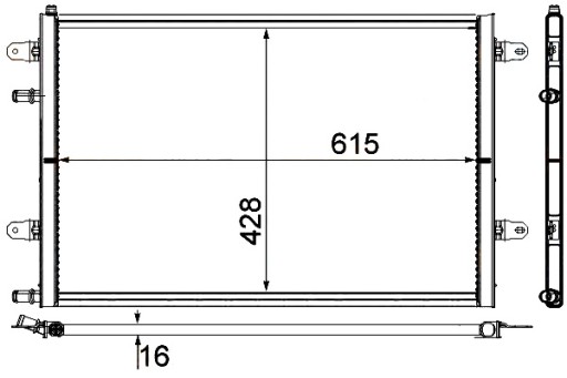 8MK 376 - ИНТЕРКУЛЕР HELLA 4F0145804E 4F0145804K U7326