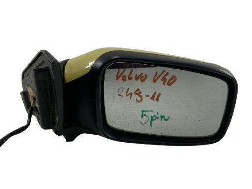 VOLVO V40 a zrcadlo pravé 5 PIN 248-11 ZOLTE