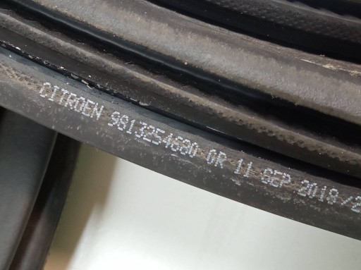gasket door left right boot rear part KOMPLET Citroen C3 III (2016-2024)