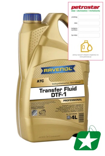 Трансмиссионная жидкость равенол dtf-1 4л